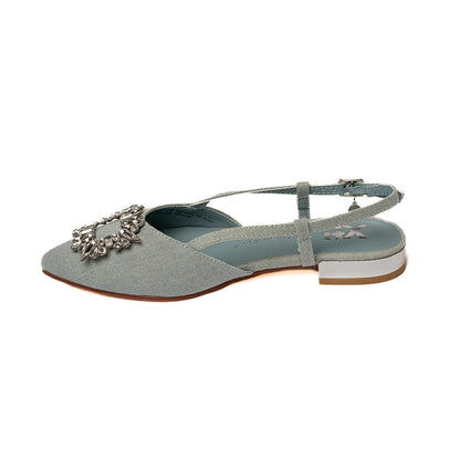 142657 CASUAL BALLERINA FLAT Celeste
