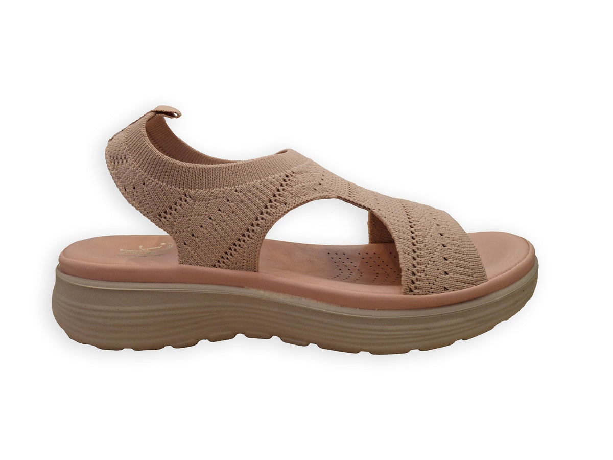 CY-240513 SANDALIAS PLATAFORMA COMFORT Rosado