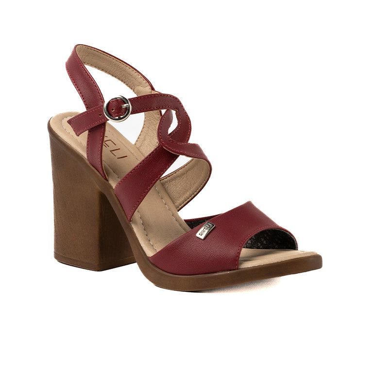 RK 292-22 SANDALIAS TACÓN CMS 10 Vino