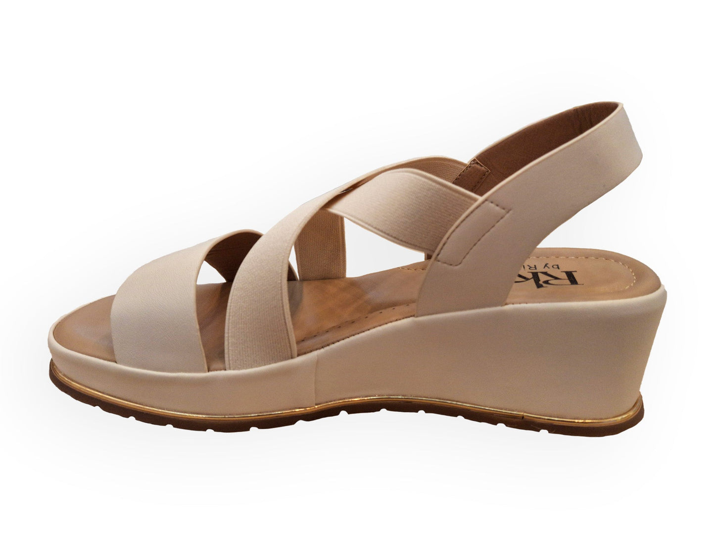 RIKELI93A CASUAL CASUALES PLATAFORMA Blanco