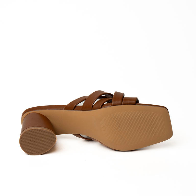 22325 SANDALIAS FLAT SANDALIAS Marron