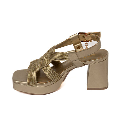 142337 CASUAL SANDALIAS CMS 8 Oro