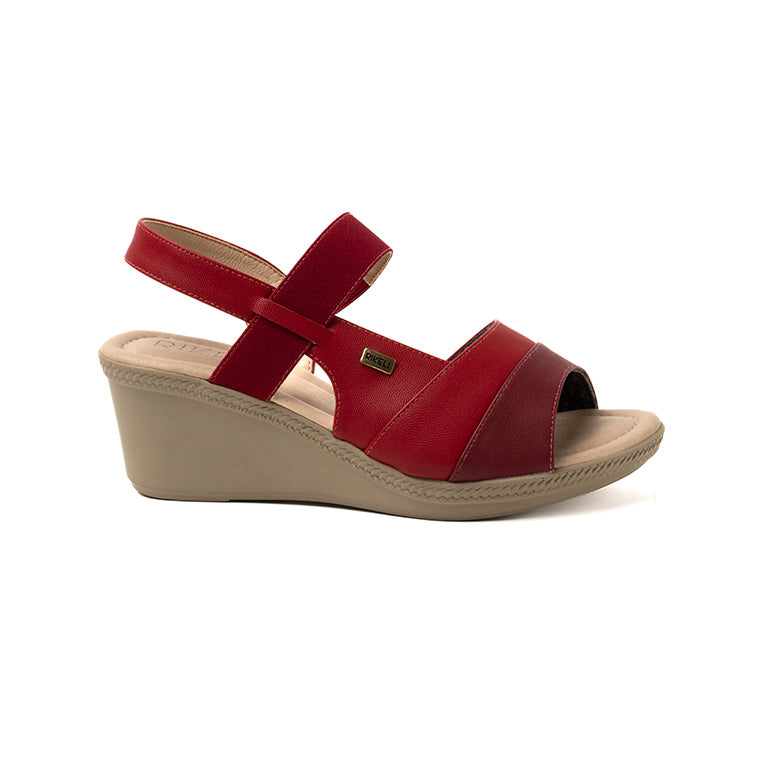 RK 342-01 SANDALIAS PLATAFORMA CMS 5 Rojo