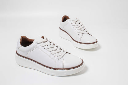 BRUNO010MB CASUAL TENIS AMARRADOS Blanco