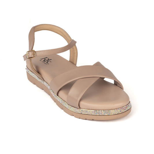 RIKELI121B CASUAL SANDALIAS FLAT Beige
