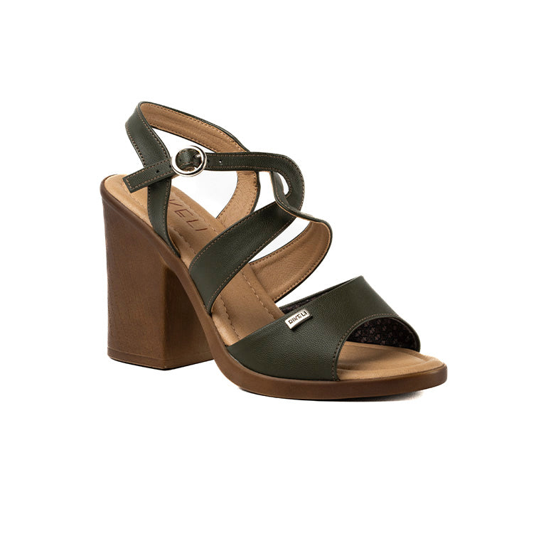 RK 292-22 SANDALIAS TACÓN CMS 10 Verde