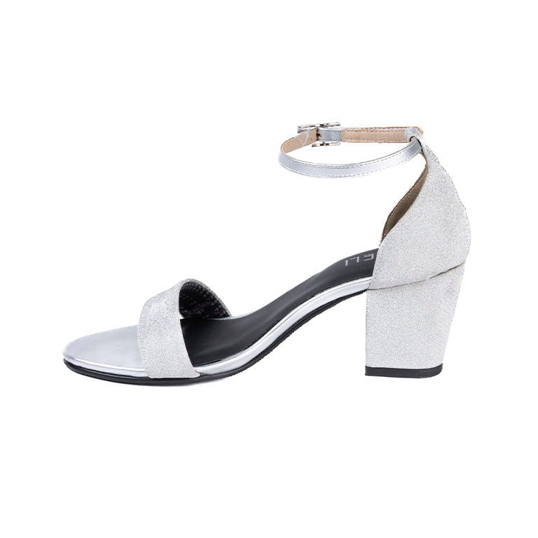 RK 233-23 SANDALIAS TACÓN CMS 7 Plateado