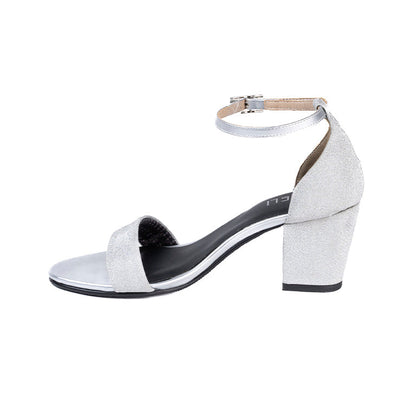 RK 233-23 SANDALIAS TACÓN CMS 7 Plateado