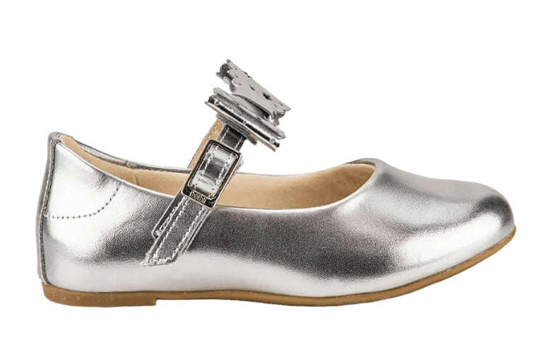 1152091 CASUAL BALLERINA FLAT Plateado