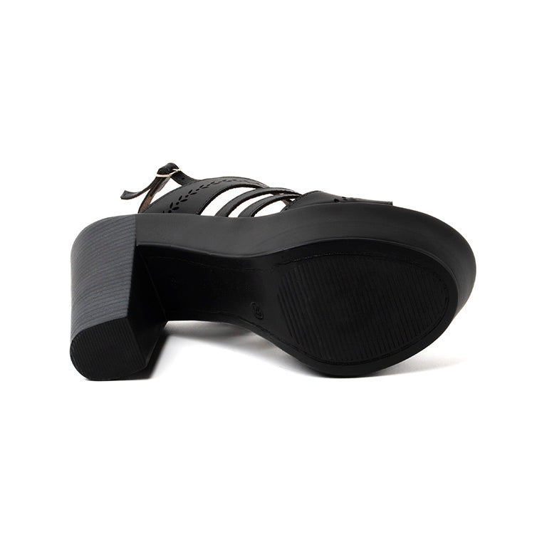 RK 157-73 SANDALIAS TACÓN CMS 12 Negro
