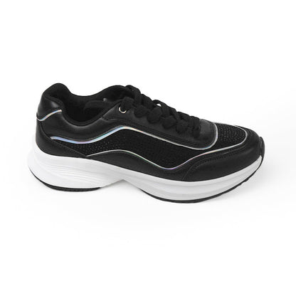 CY-230254-1 CASUAL FLAT MOCASÍN Negro