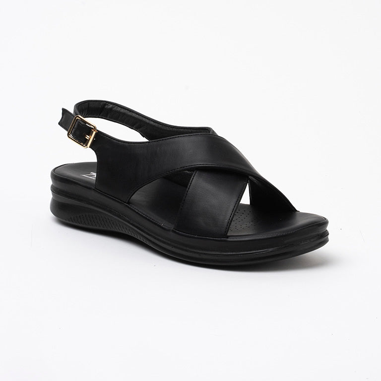CY-240489 SANDALIAS PLATAFORMA COMFORT Negro