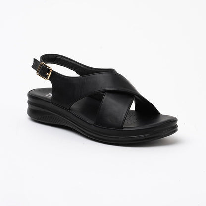 CY-240489 SANDALIAS PLATAFORMA COMFORT Negro