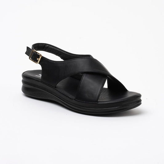 CY-240489 SANDALIAS PLATAFORMA COMFORT Negro