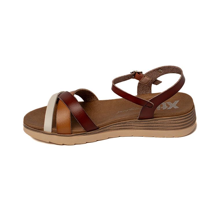 142848 CASUAL SANDALIAS CMS 4 Marron