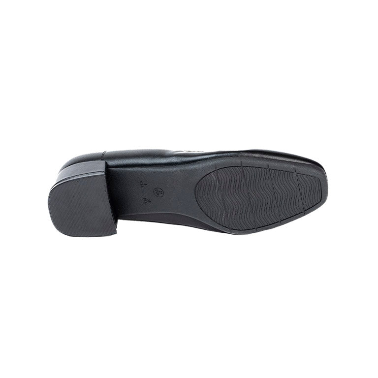 RIKELI101A CASUAL BALLERINA TACÓN Negro