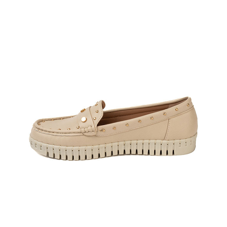 RIKELI110B CASUAL MOCASINES CMS 2 Beige