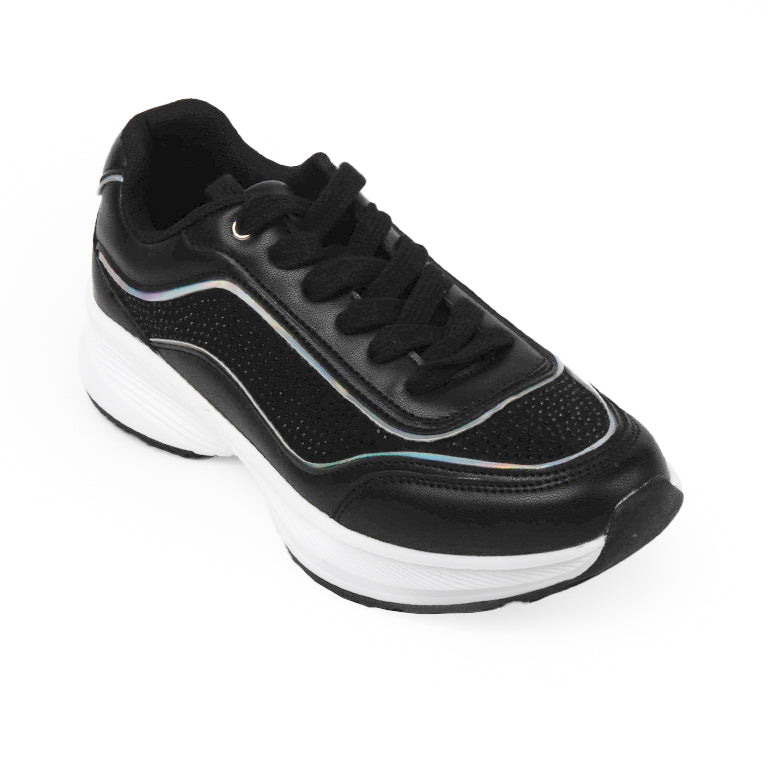 CY-230254-1 CASUAL FLAT MOCASÍN Negro