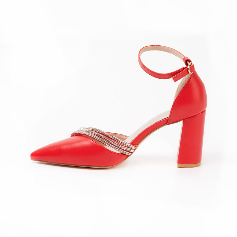 CY-240502 FIESTA TACÓN TACÓN Rojo
