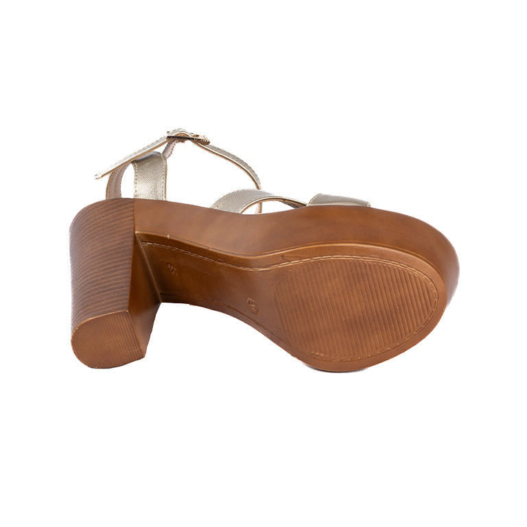 RK 157-77 SANDALIAS TACÓN CMS 12 Dorado