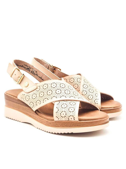 143852 CASUAL SANDALIAS SLIP-ON (DE METER) Blanco