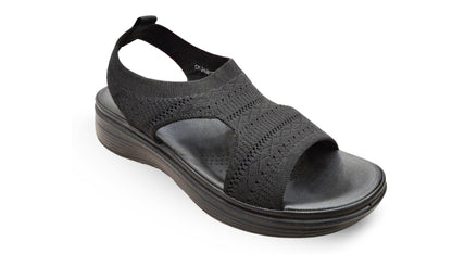 CY-240513 SANDALIAS PLATAFORMA COMFORT Negro