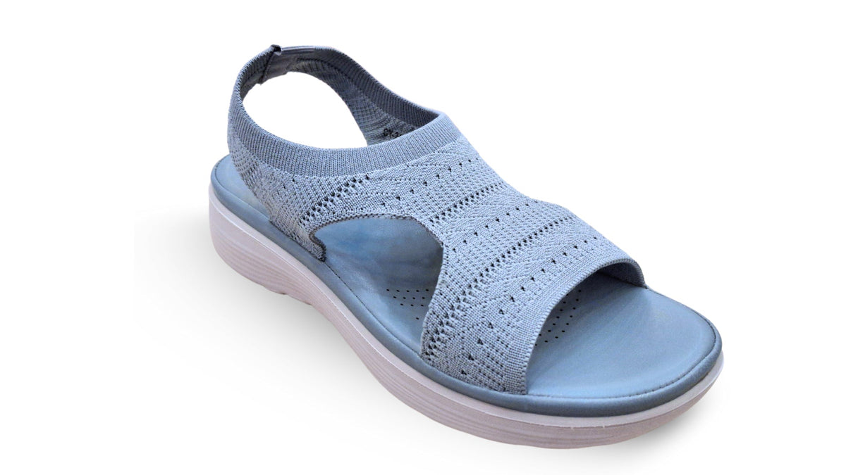 CY-240513 SANDALIAS PLATAFORMA COMFORT Azul
