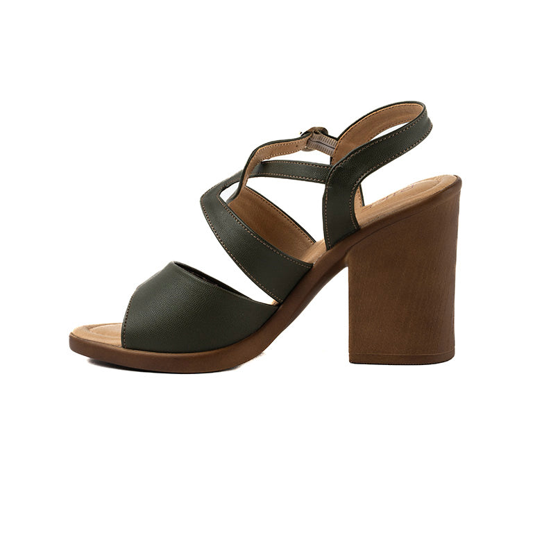 RK 292-22 SANDALIAS TACÓN CMS 10 Verde