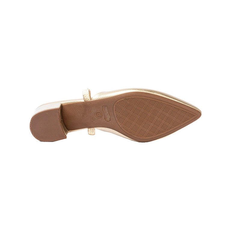 RIKELI81A CASUAL BALLERINA FLAT Oro