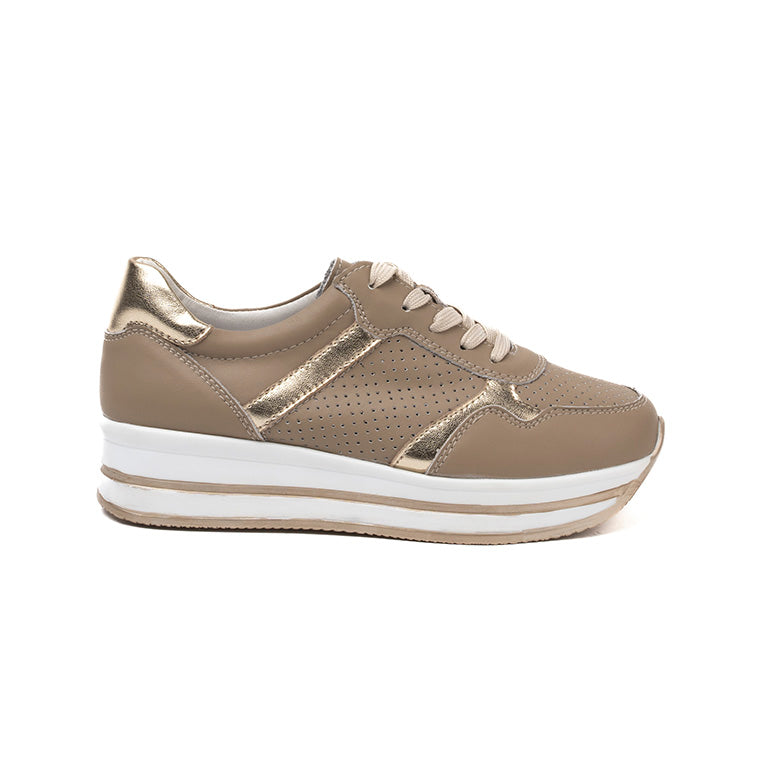 CY-240471 CASUAL CALZADO COMFORT Beige