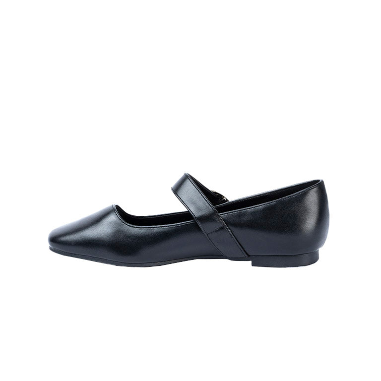 RIKELI77A CASUAL BALLERINA FLAT Negro