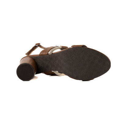 RK 315-09 SANDALIAS TACÓN CMS 7 Marron