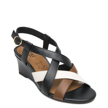 128309 SANDALIAS CUÑA GILMA Negro