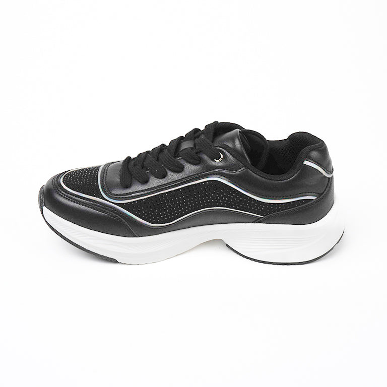 CY-230254-1 CASUAL FLAT MOCASÍN Negro