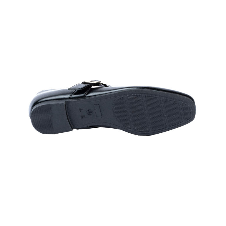 RIKELI77A CASUAL BALLERINA FLAT Negro