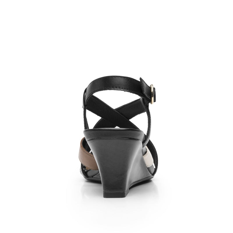 128309 SANDALIAS CUÑA GILMA Negro
