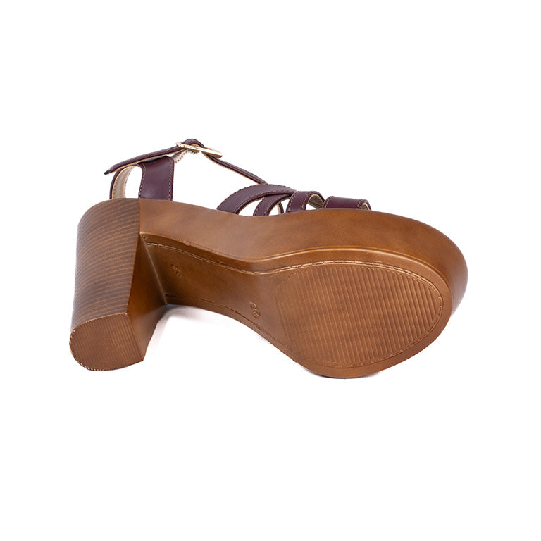 RK 157-75 SANDALIAS TACÓN CMS 12 Vino