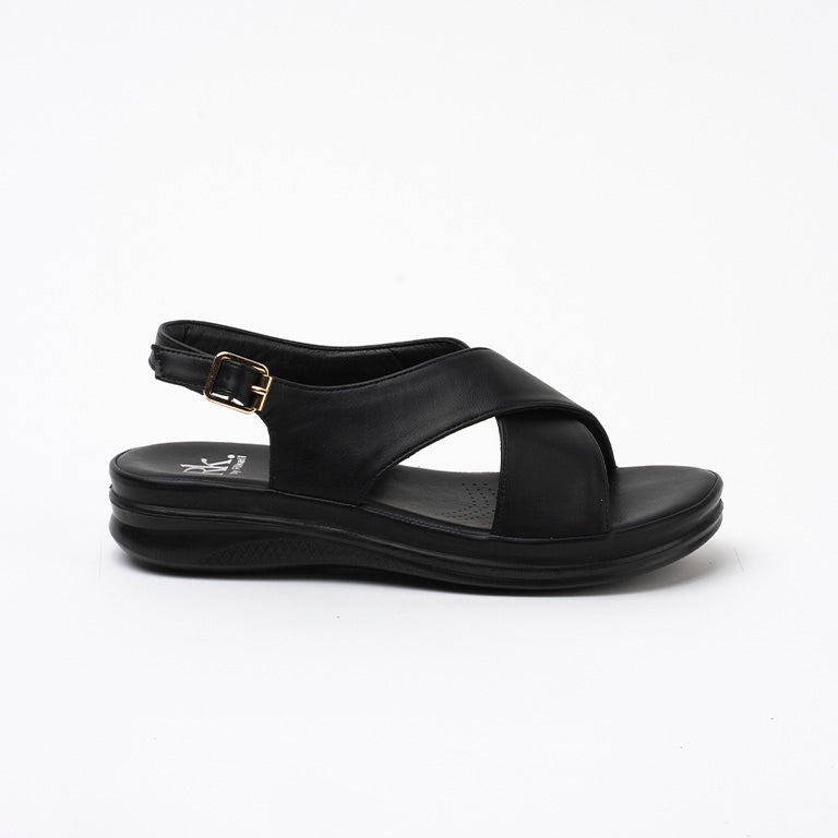 CY-240489 SANDALIAS PLATAFORMA COMFORT Negro
