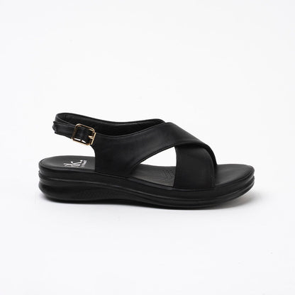 CY-240489 SANDALIAS PLATAFORMA COMFORT Negro