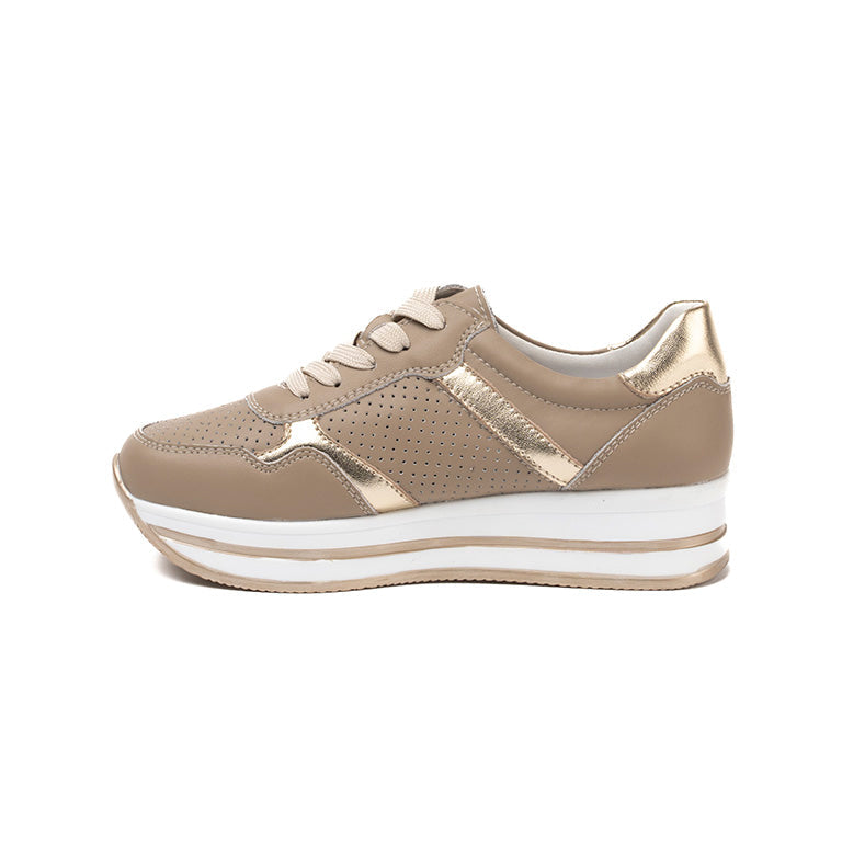 CY-240471 CASUAL CALZADO COMFORT Beige