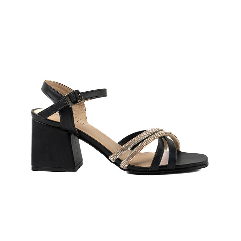 RK 316-24 SANDALIAS TACÓN CMS 7 Negro