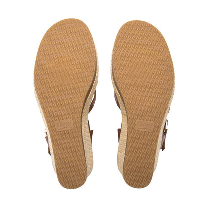 135601 SANDALIAS CUÑA ESTER Caoba