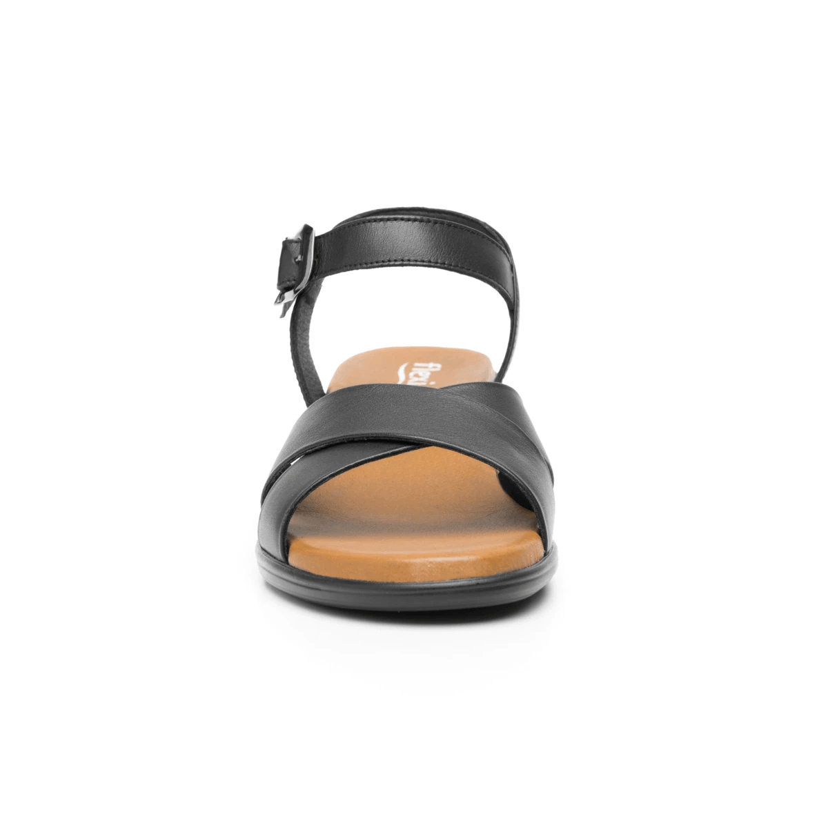 123703 SANDALIAS CUÑA ZURA Negro