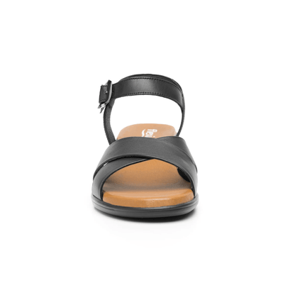 123703 SANDALIAS CUÑA ZURA Negro