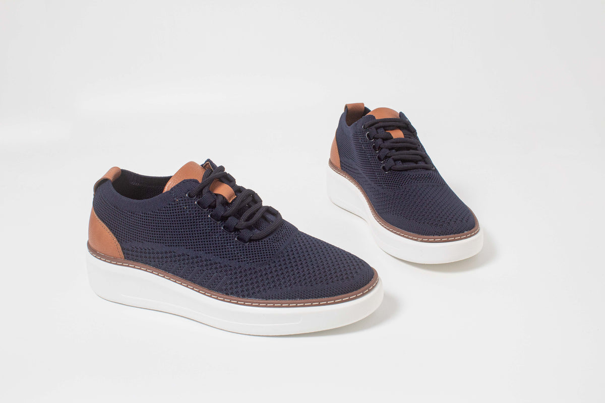 BRUNO012MB CASUAL TENIS AMARRADOS Azul