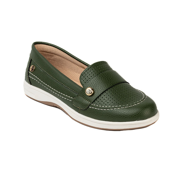 RIKELI116B CASUAL MOCASINES CMS 2 Verde
