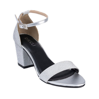 RK 233-23 SANDALIAS TACÓN CMS 7 Plateado