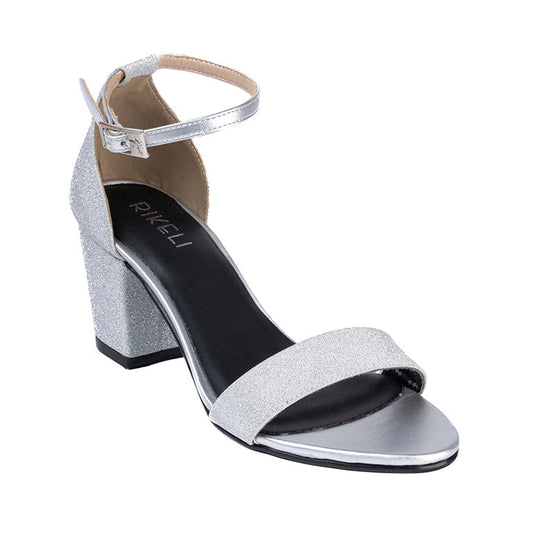 RK 233-23 SANDALIAS TACÓN CMS 7 Plateado