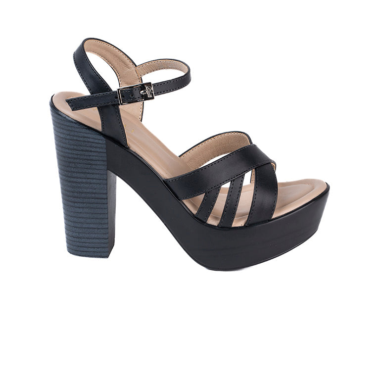 RK 157-75 SANDALIAS TACÓN CMS 12 Negro
