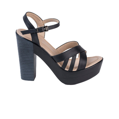 RK 157-75 SANDALIAS TACÓN CMS 12 Negro